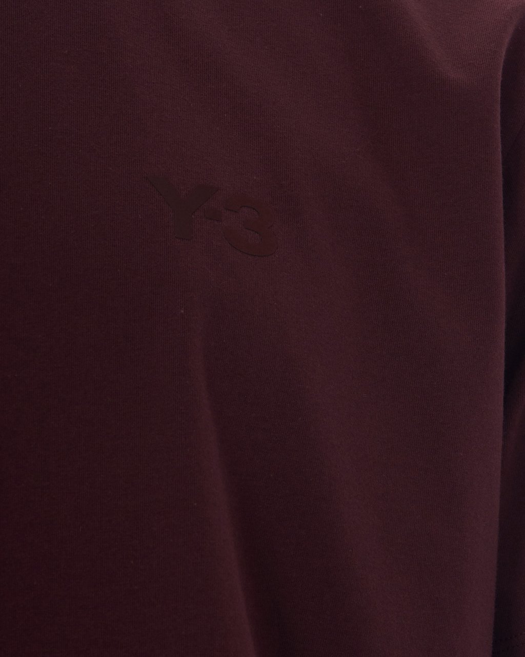 Y-3 T-Shirts And Polos Night Red Maroon