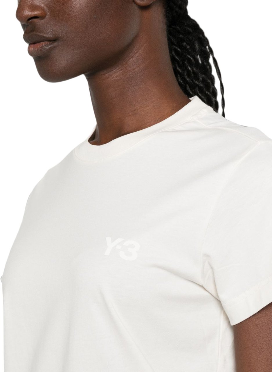 Y-3 T-Shirts And Polos White Wit
