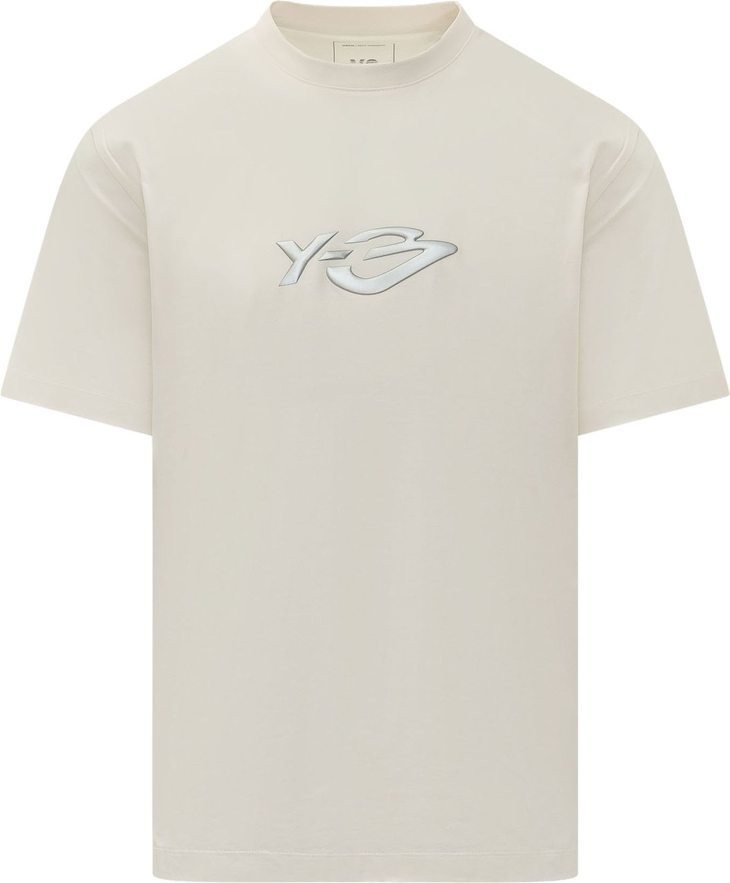 Y-3 T-shirt con Logo Applicato Wit