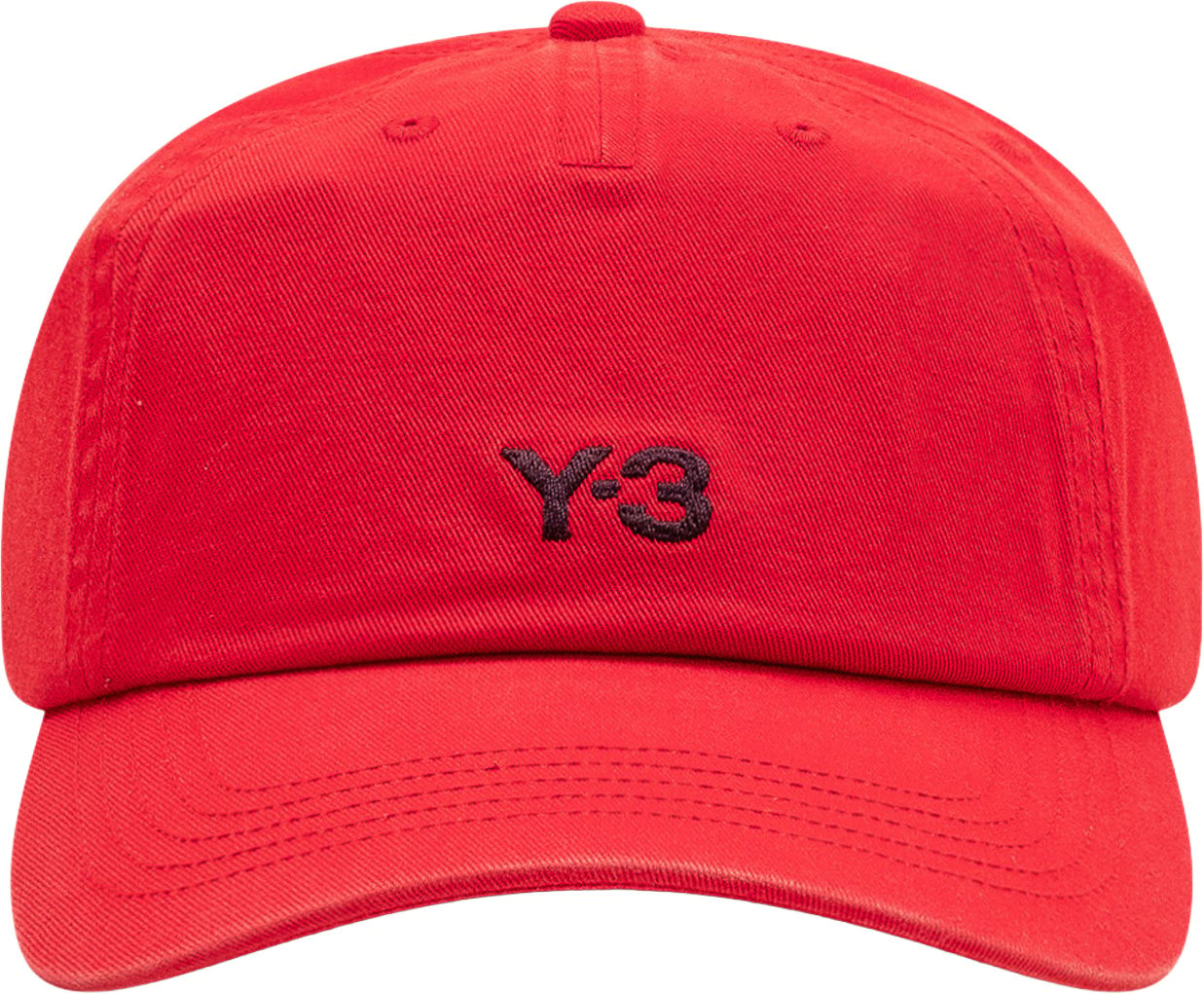 Y-3 Cappellino con Logo Ricamato Rood