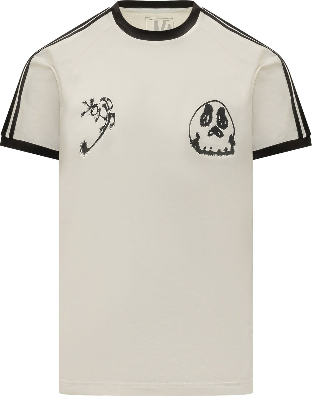 Y-3 T-shirt con Stampe Grafiche Wit
