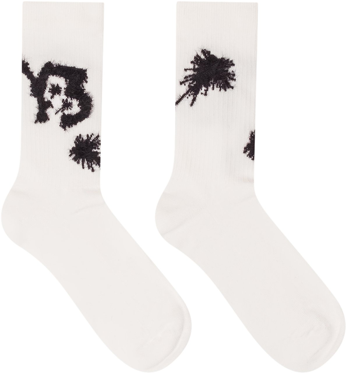 Y-3 Calzini Chino con Motivo Grafico Wit