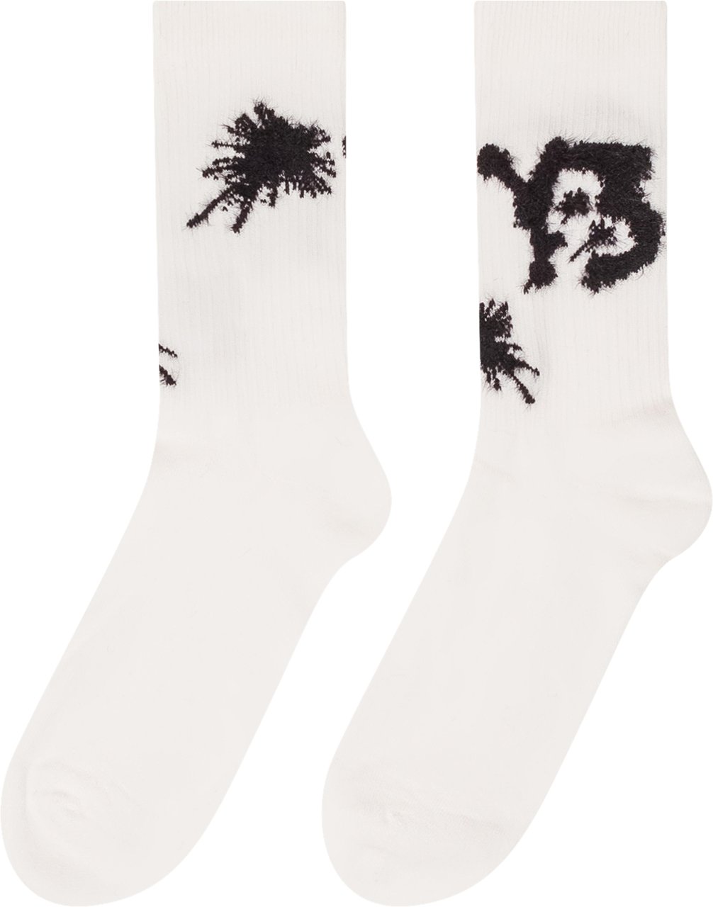 Y-3 Calzini Chino con Motivo Grafico Wit