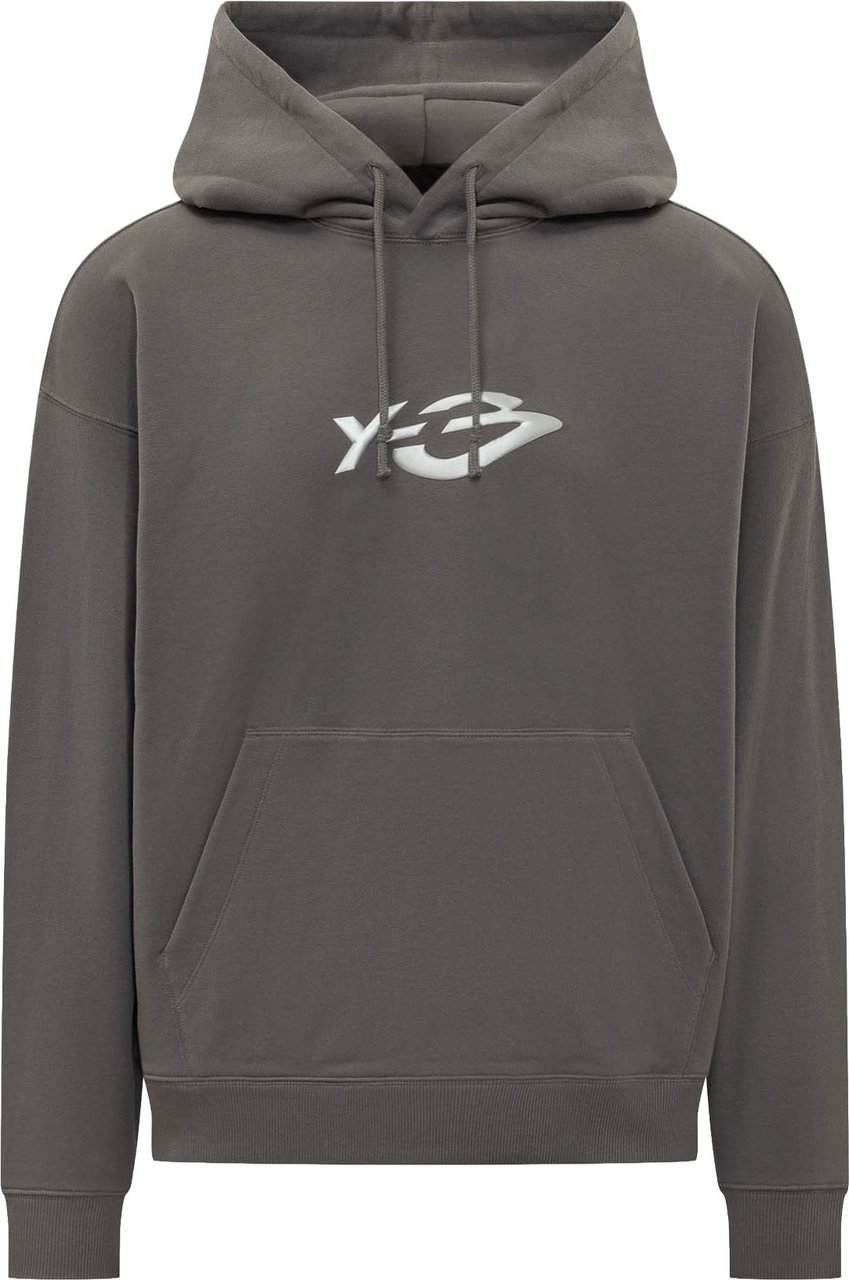 Y-3 Felpa Liquid con Cappuccio Taupe