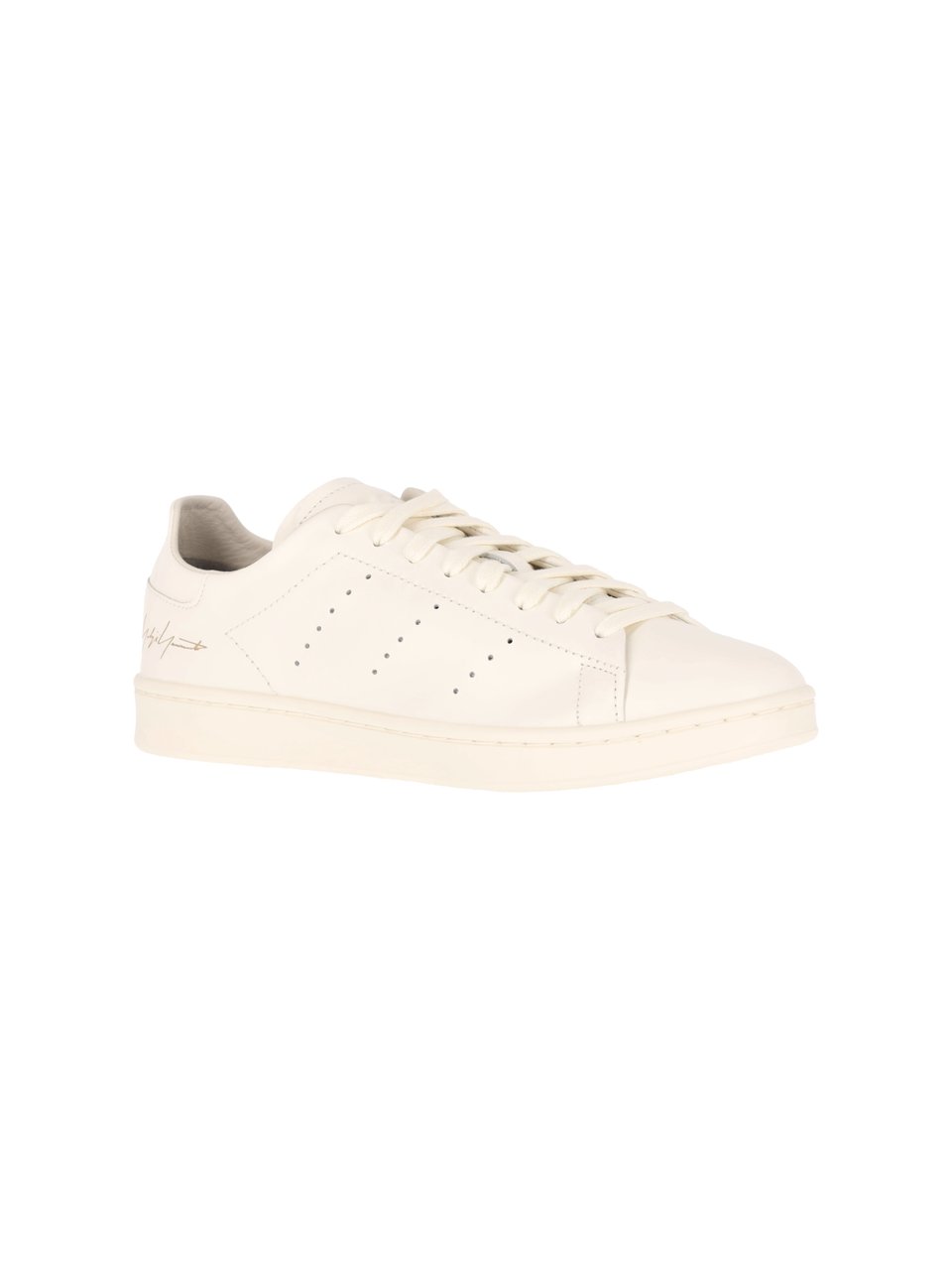 Y-3 Cream Stan Smith Leather Sneakers Neutraal