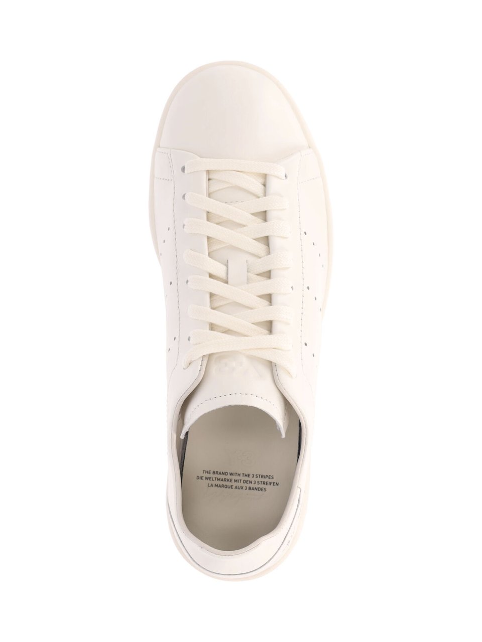 Y-3 Cream Stan Smith Leather Sneakers Neutraal