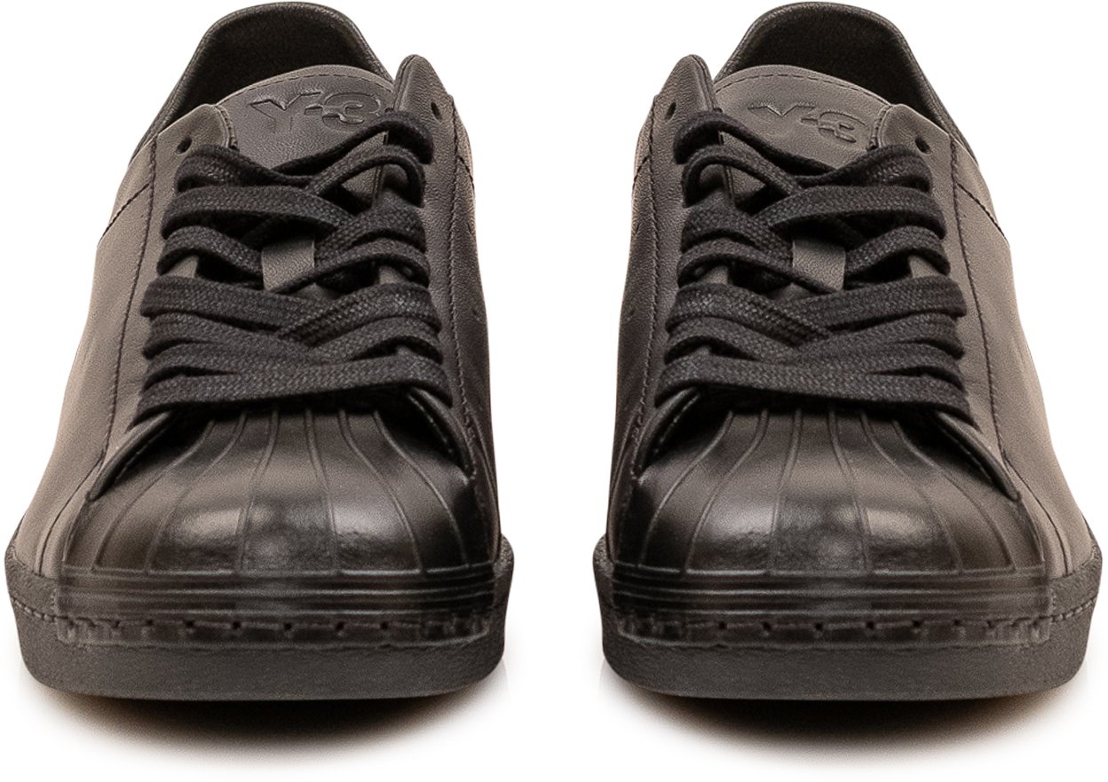 Y-3 Sneakers Superstar Basse con Lacci Zwart