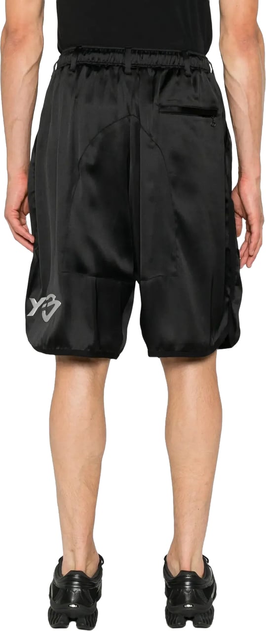 Y-3 Liqlogo Shorts Black Zwart