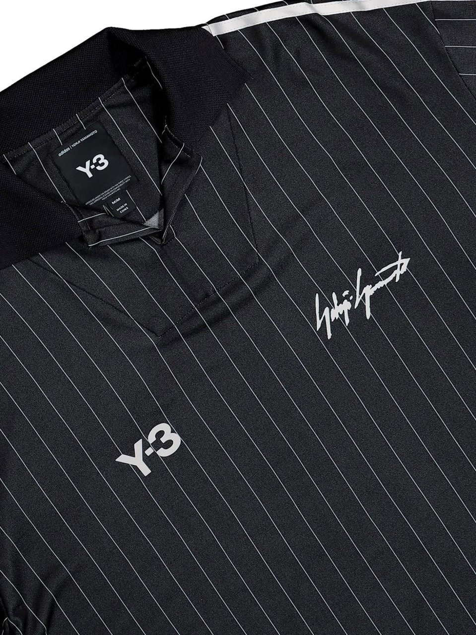 Y-3 maillot football manches longues adidas y 3 zinedine zidane noir Zwart