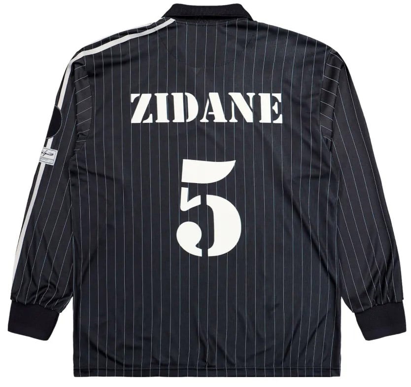Y-3 maillot football manches longues adidas y 3 zinedine zidane noir Zwart