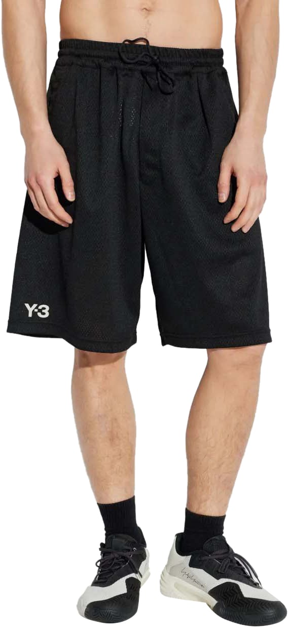 Y-3 short a cordon logo Zwart