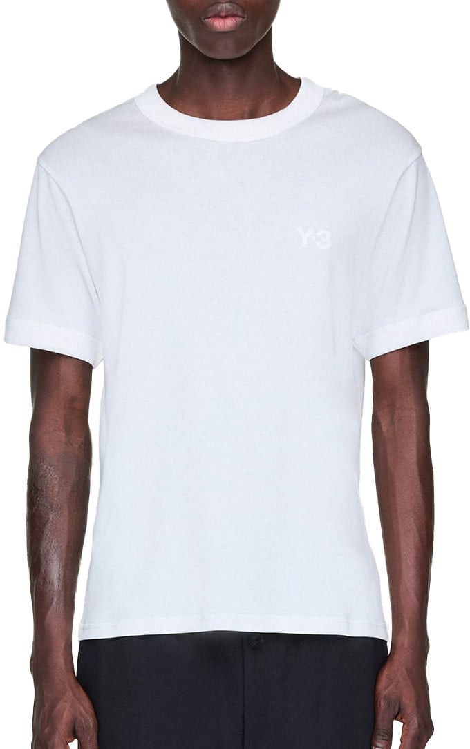 Y-3 t shirt manches courtes slim y 3 Beige
