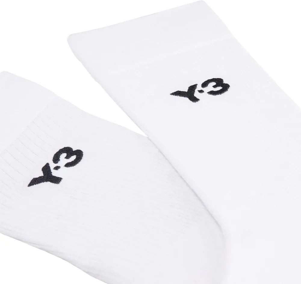 Y-3 y 3 classic crew chaussettes 2 Beige