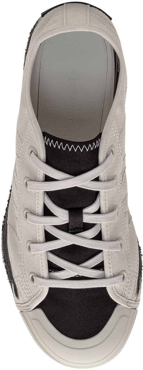Y-3 Sneaker in Cotone Grigio Beige