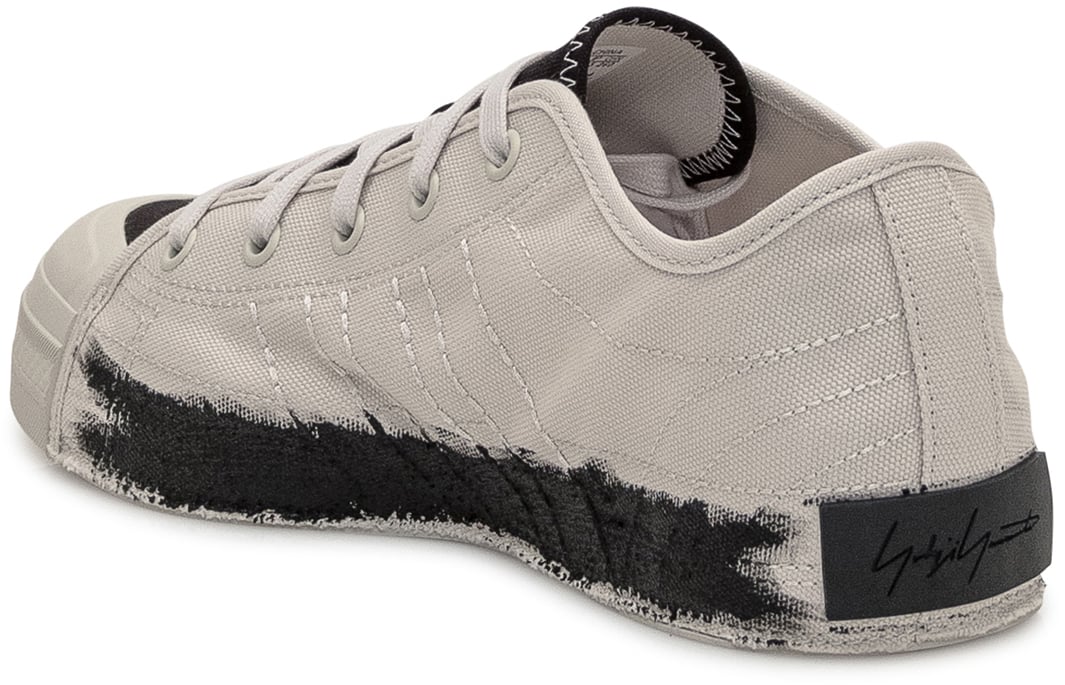 Y-3 Sneaker in Cotone Grigio Beige