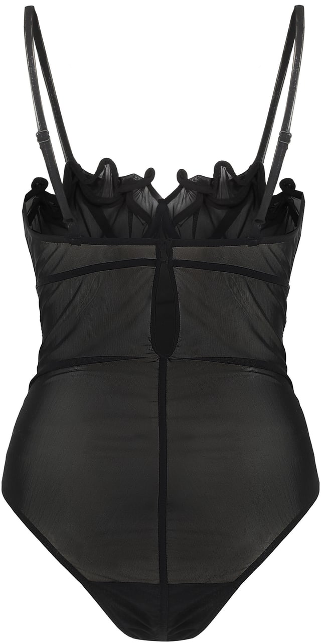 Y-project Tulle bodysuit Zwart