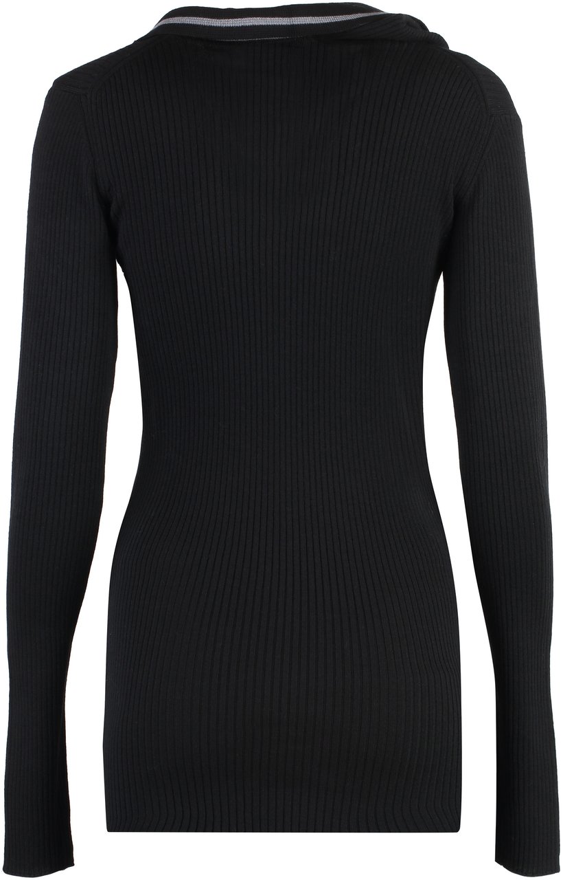 Y-project Knitted dress Zwart