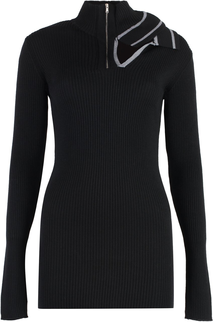 Y-project Knitted dress Zwart