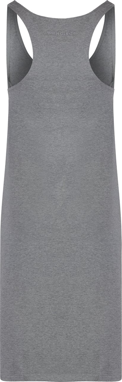 Y-project Embroidered cotton mini dress Grijs