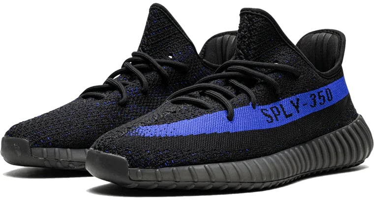 Yeezy Adidas Yeezy Boost 350 V2 Dazzling Blue Zwart