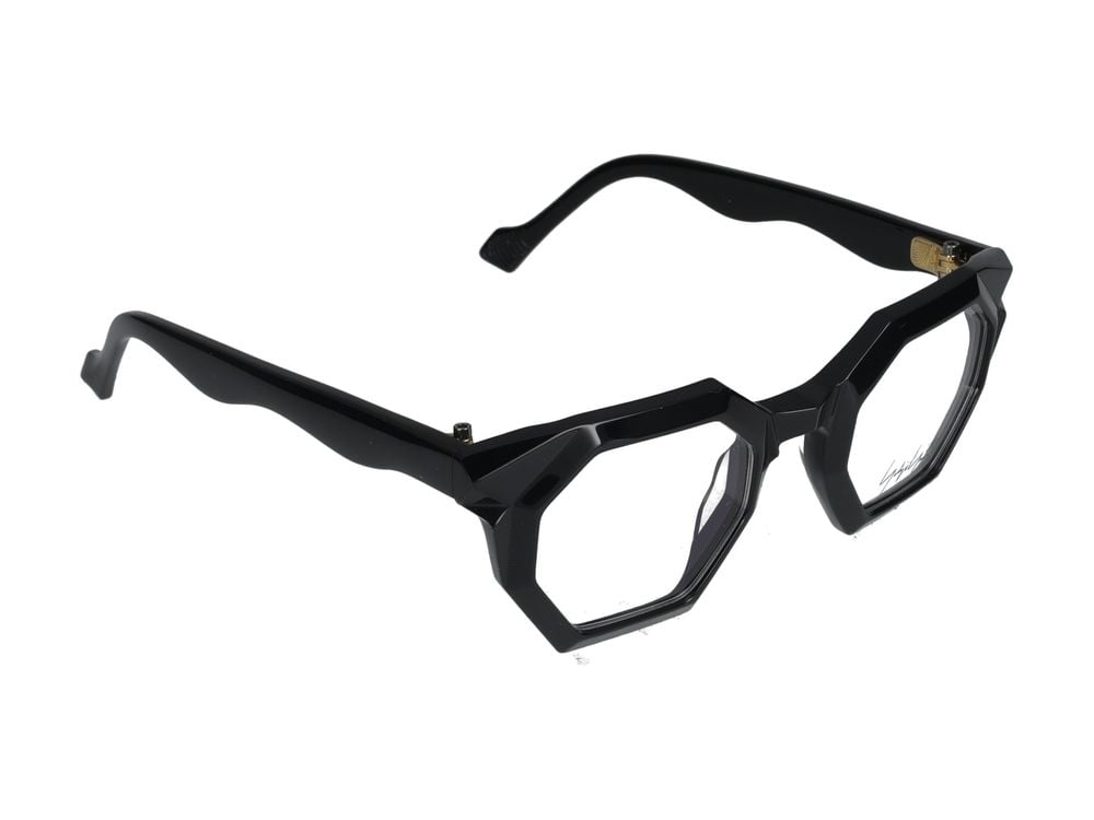 Yohji Yamamoto Eyeglasses LOOK011 A001 47/24/145 Zwart