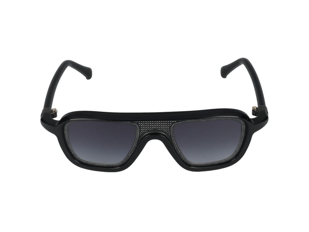 Yohji Yamamoto Sunglasses SUN502 C01 45/22/145 Zwart
