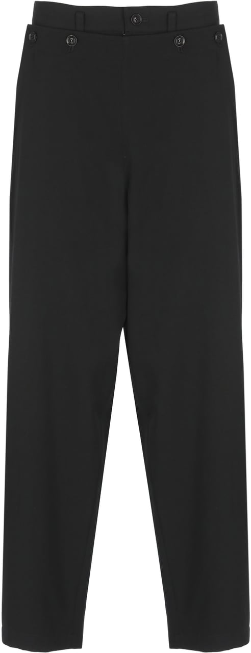 Yohji Yamamoto Trousers Black Zwart