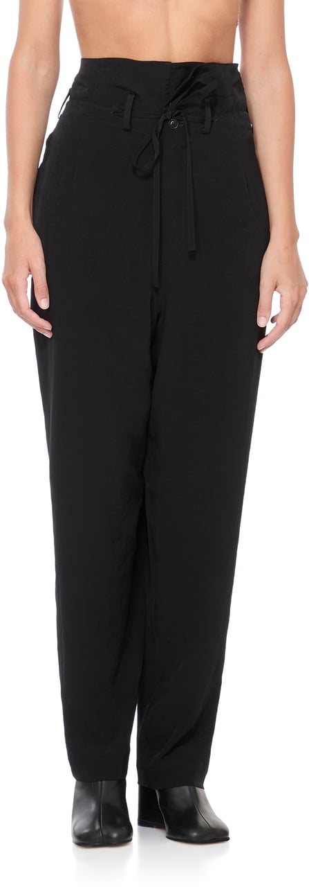 Yohji Yamamoto Trousers Black Zwart