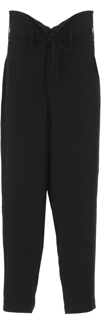 Yohji Yamamoto Trousers Black Zwart