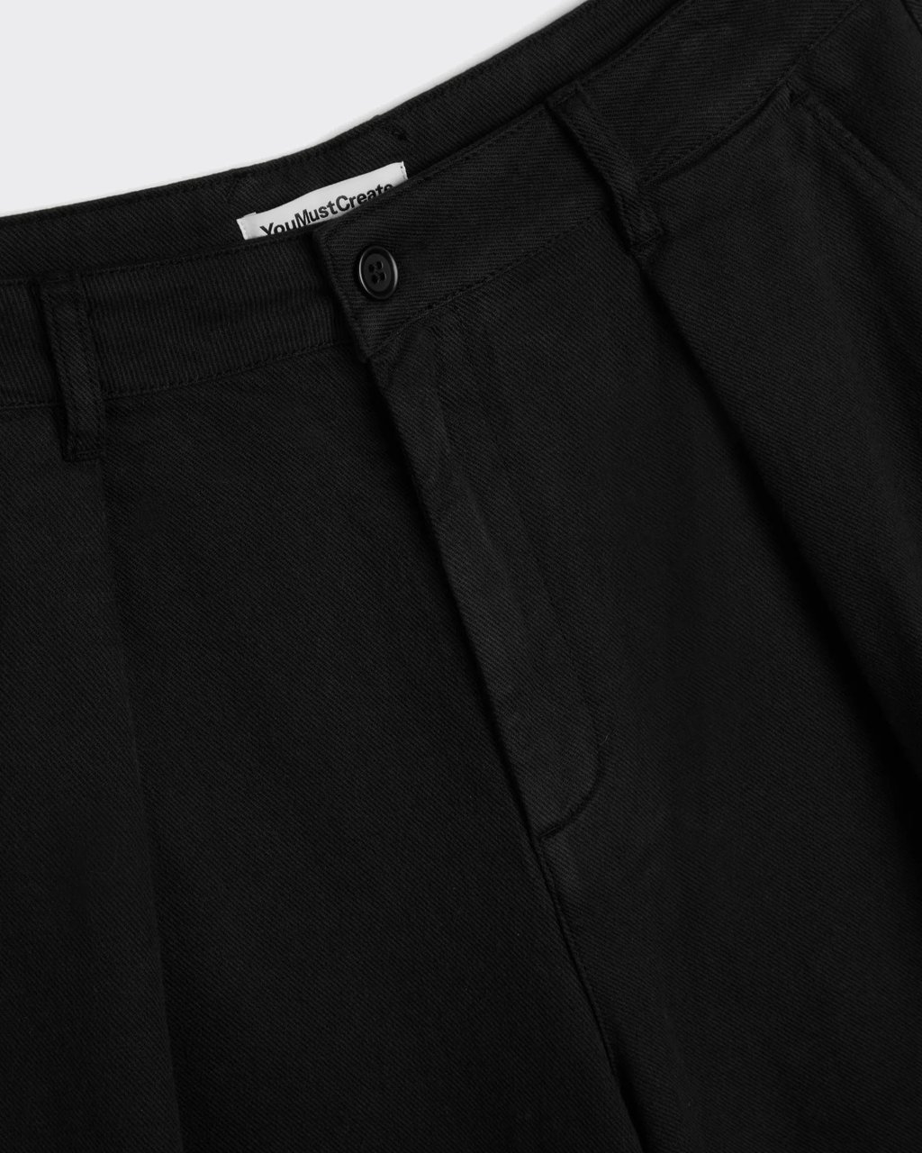 You Must Create Pantalone Deadbeat Nero Zwart