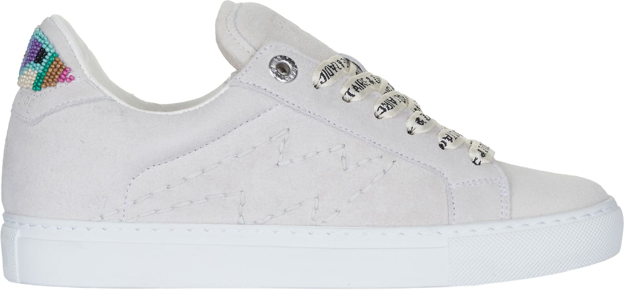 Zadig&Voltaire Zadig & Voltaire LA FLASH FOLK BEADS Sneaker weiß Wit