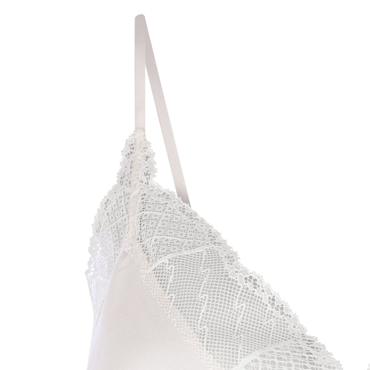 Zadig&Voltaire Silk V-Neck Top With Intricate Lace Detail Wit