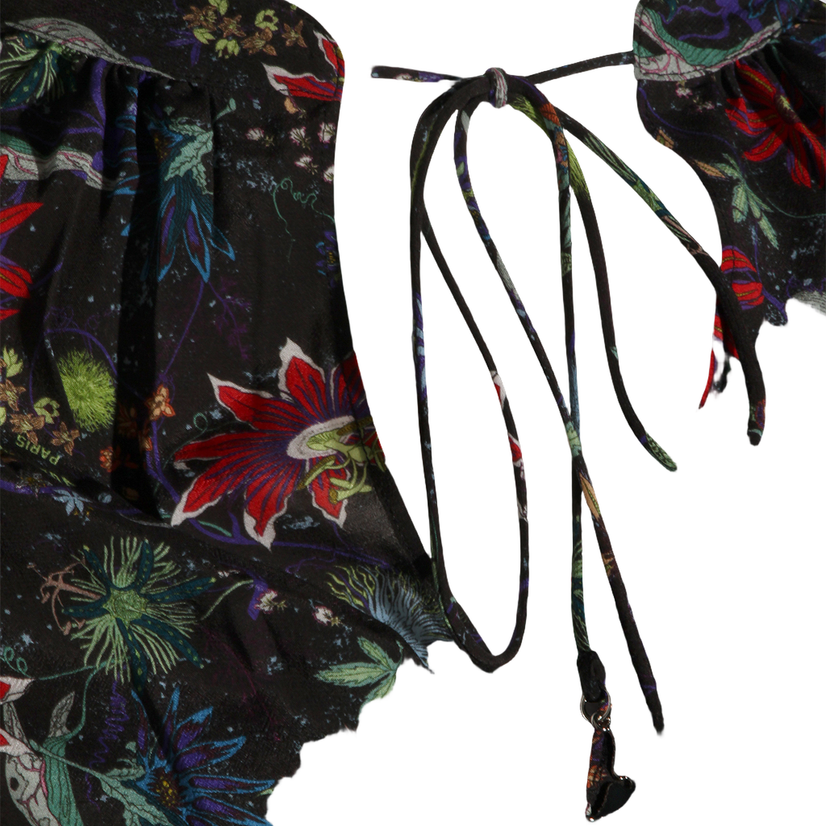 Zadig&Voltaire Intricately Floral Printed Maxi Dress Zwart