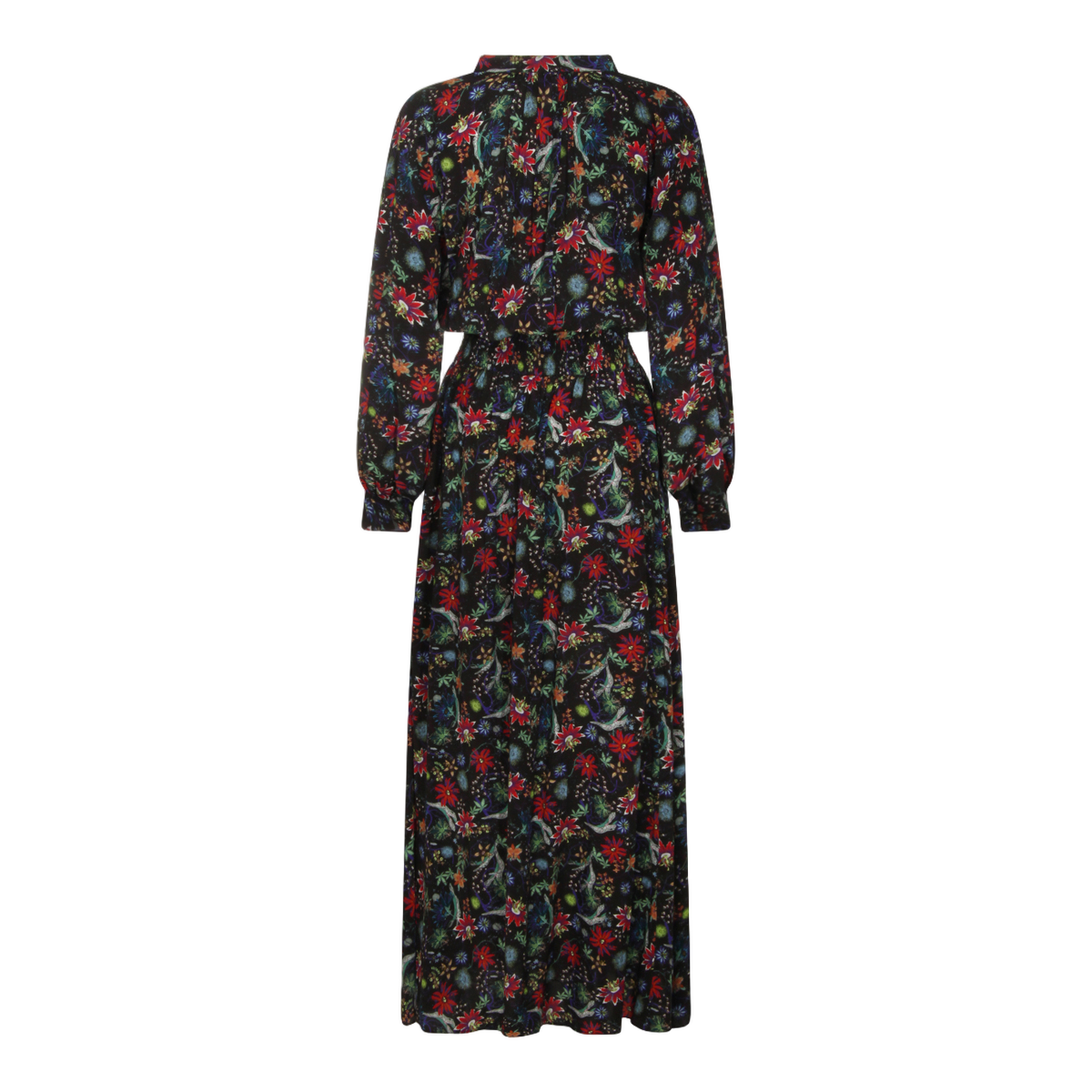 Zadig&Voltaire Intricately Floral Printed Maxi Dress Zwart