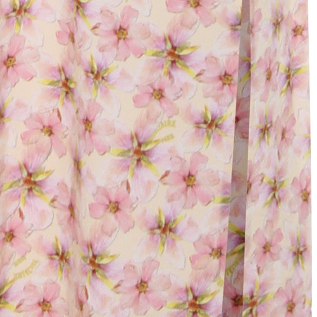 Zadig&Voltaire Pink Floral Viscose Midi Dress Roze