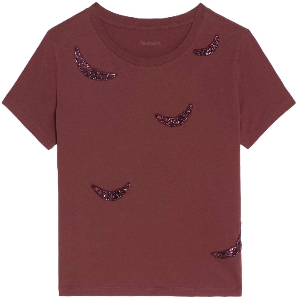 Zadig et Voltaire T-Shirts And Polos Purple Paars