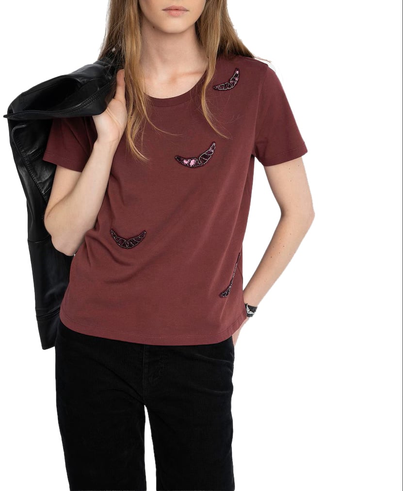 Zadig et Voltaire T-Shirts And Polos Purple Paars