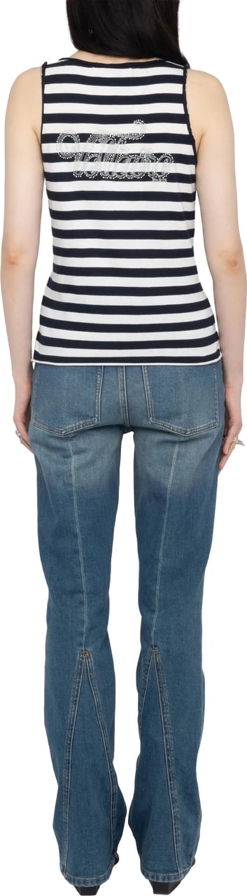 Zadig et Voltaire Top Bianco/Nero Wit