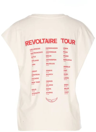 Zadig et Voltaire T-Shirts And Polos Beige Wit