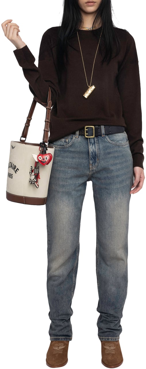 Zadig et Voltaire Sweaters Dark Chocolate Bruin