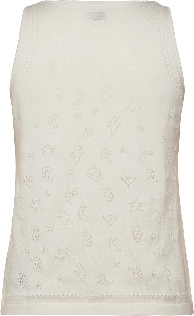 Zadig et Voltaire Top Avorio Wit