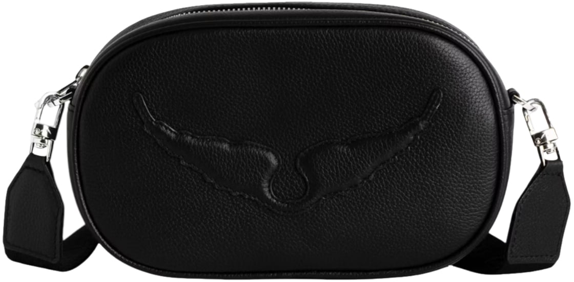 Zadig et Voltaire Rock With You Grained Leather Black Zwart
