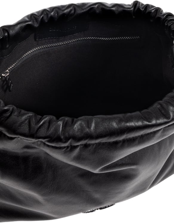 Zadig et Voltaire Rock Today Smooth Lambskin Black Zwart