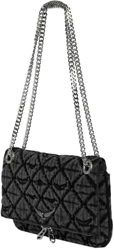 Zadig et Voltaire Rock Ii Denim Monogram Road Bruin
