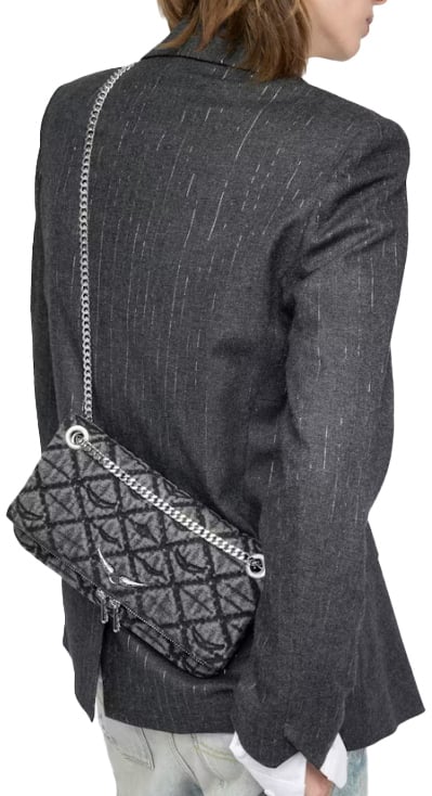 Zadig et Voltaire Rock Ii Denim Monogram Road Bruin
