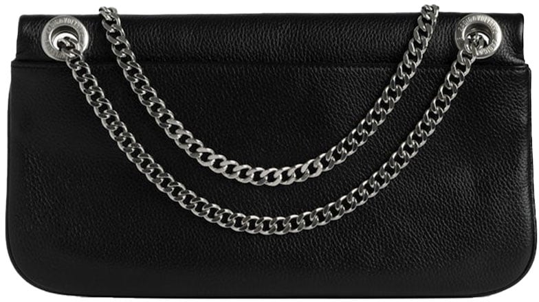 Zadig et Voltaire Rock Ii Grained Leather Black Zwart