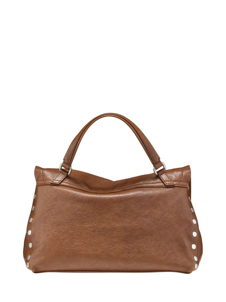Zanellato Tobacco Postina Leather Shoulder Bag Bruin