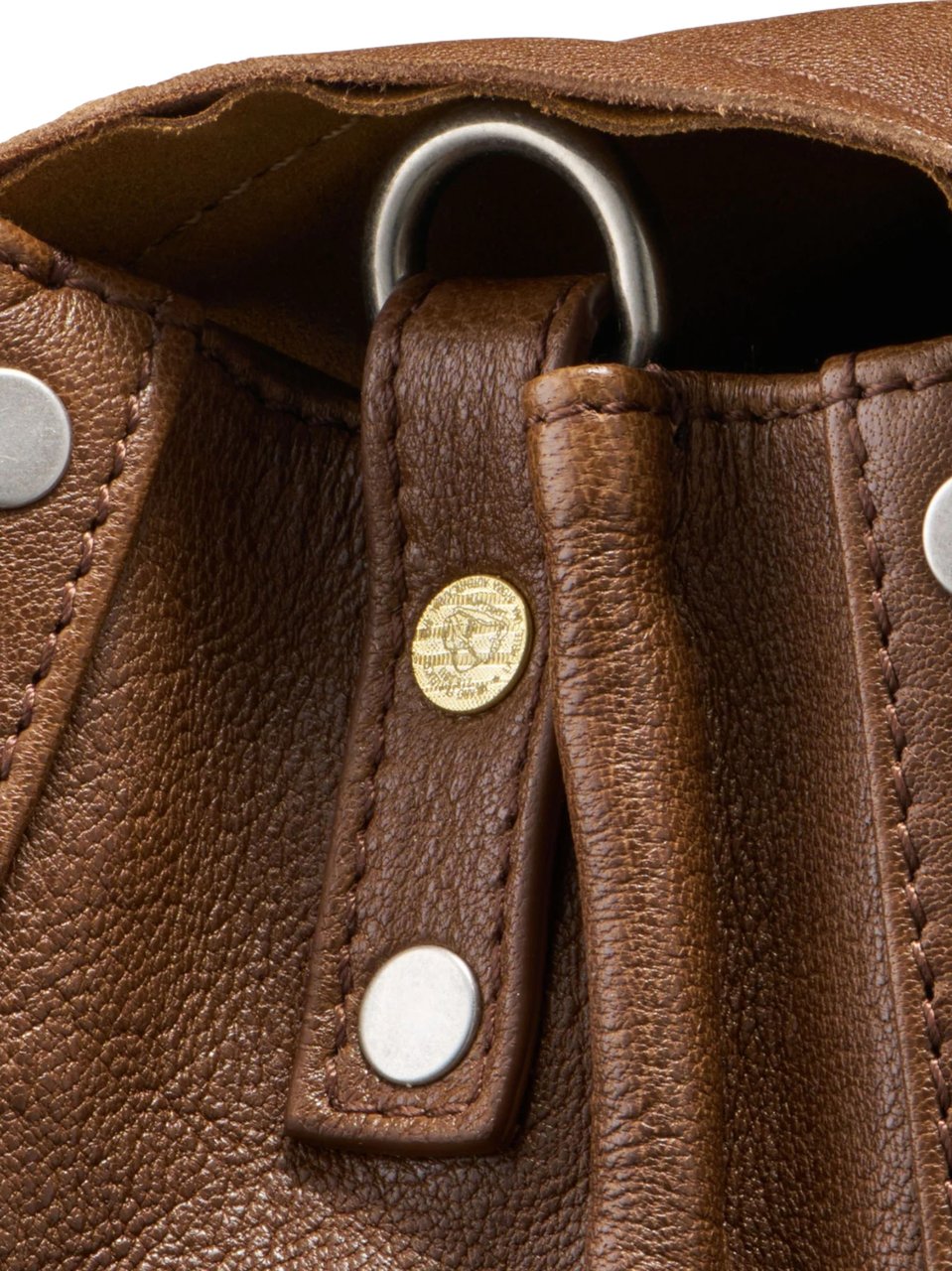Zanellato Tobacco Postina Leather Shoulder Bag Bruin