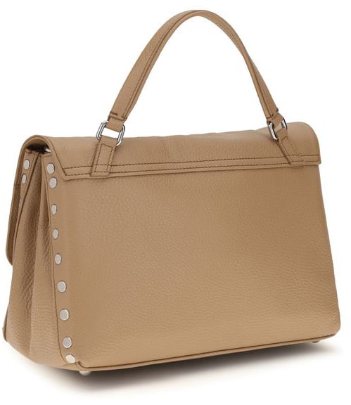 Zanellato Beige Calf Leather Bos Taurus Handbag Beige