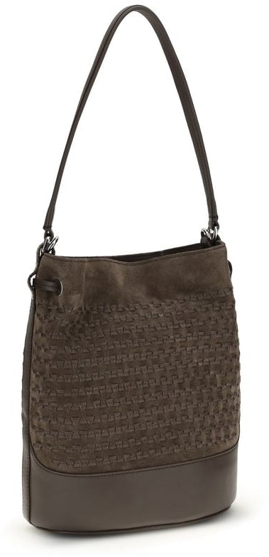 Zanellato Zanellato Brown Calf Leather Bos Taurus Backet Bag Bruin